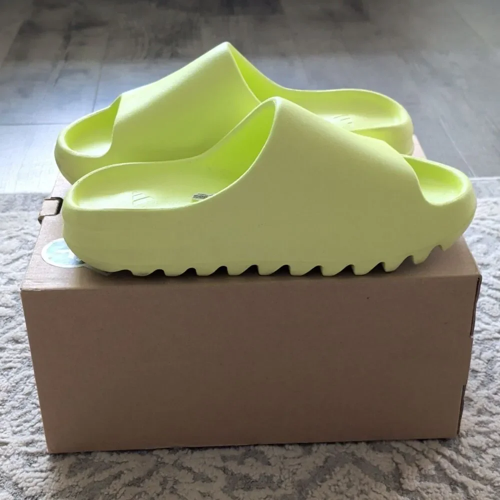 adidas Yeezy Slide Glow Green Size Men's 9